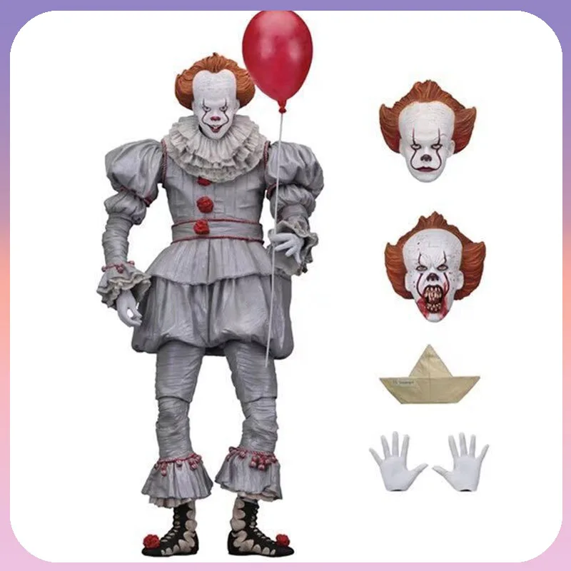 Pennywise Anime Obrázok IT Action Obrázok 1. a druhej generácie klaunov akčnej figúry Deluxe Edition PVC Halloween Darčeky hračky