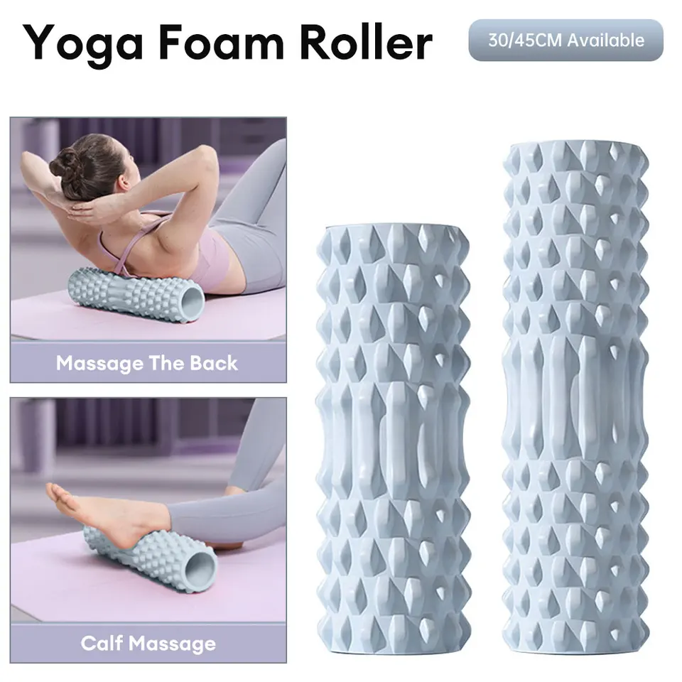 Penový valec jogu Masáž valca Massager chrbát Odľahčenie bolesti svalového valca Yoga Jóga pre svalovú terapiu Pilates Fitness Gym