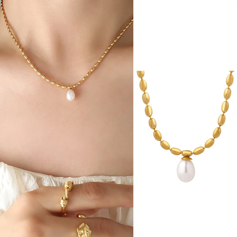 Perlové korálky Dizajnér skrinky Choker Trhorklace