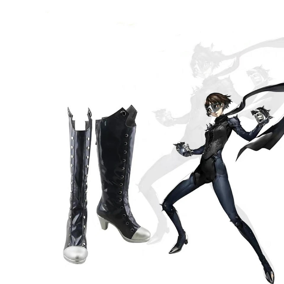 Persona 5 Queen makoto niijima cosplay topánky topánky topánky Games Prispôsobiť