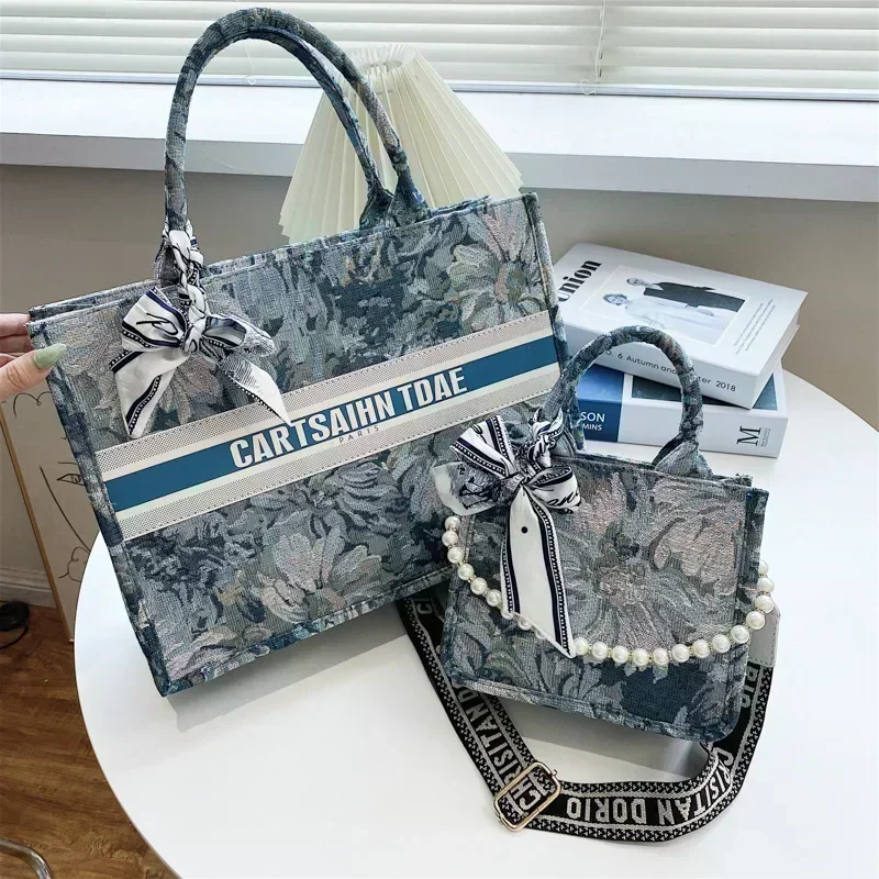 Personalizovaná módna tlač veľkú kabelku dámy kapacita plátna kniha Tote Bag s menom Vlastná taška na dochádzanie dám