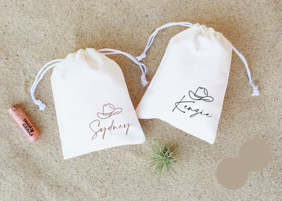 Personalizované meno s názvom, družičky, tašky, laskavosti Nashville Bachelorette, družičky, bakalárske tematiky, bakalárske témy, bakalárske kočiare, Bridesmai