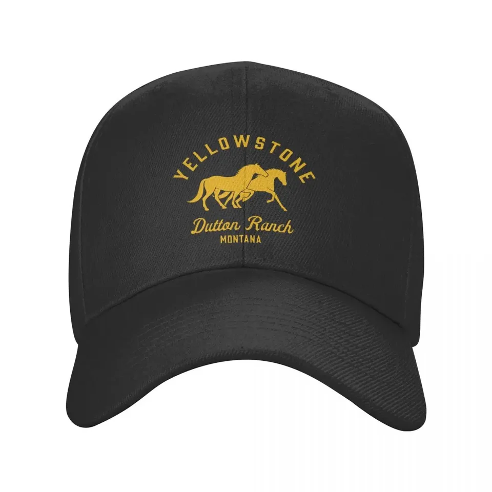 Personalizovaný Dutton Ranch Yellowstone Baseball Cap Ženy Men Priedušný otec klobúk vonkajšie letné klobúky Snapback čiapky