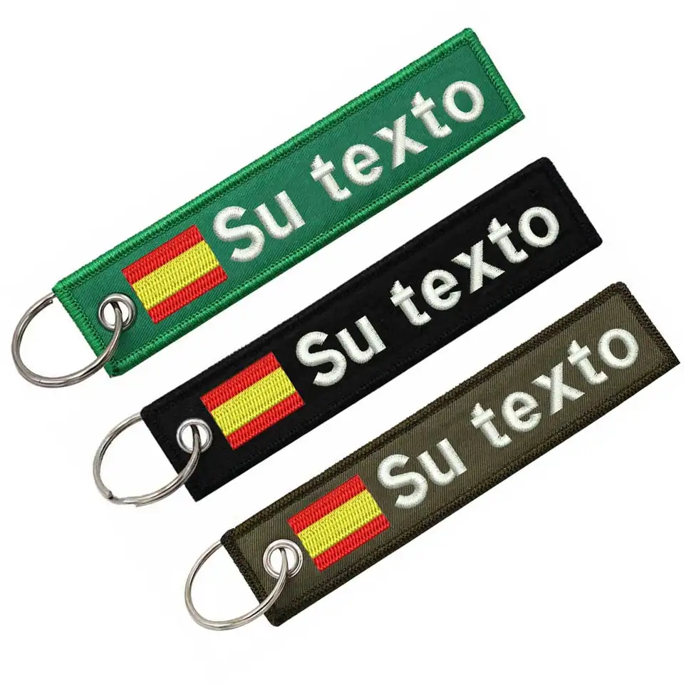Personalizovaný kľúčový kľúče prispôsobiť textovú značku obojstrannú vojenskú vlajku pre motocykle automobily ATV Scooters