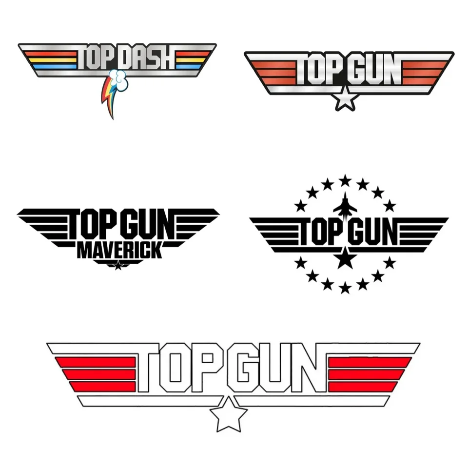 Personalizovaný top pištoľ logo pre autá Veľkoobchod Vlastná PVC Grafika pre autá SUV SUV Windows Motorycle Scratch Cover Notebook