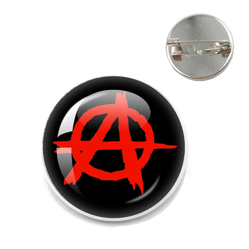 Personalizácia syn anarchia očarujúca lebka smrť smalt brošňa PIN kovové kovové kolíky brošne odznaky šperky darčeky