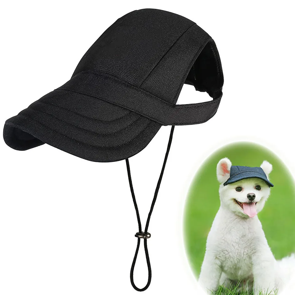 Pes Hat Dog Sun Hat Dog Baseball Cap Dogs Trucker Hat Pet Hats Pre malé stredne veľké psy s otvormi uší nastaviteľná šnúrka