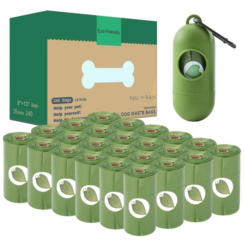 Pes Hover Bag Biologicky odbúrateľné extra silné silné vrecká na odpadky s výdajňou vonkajšie domáce zvieratá vrecko na domáce zvieratá doplnky