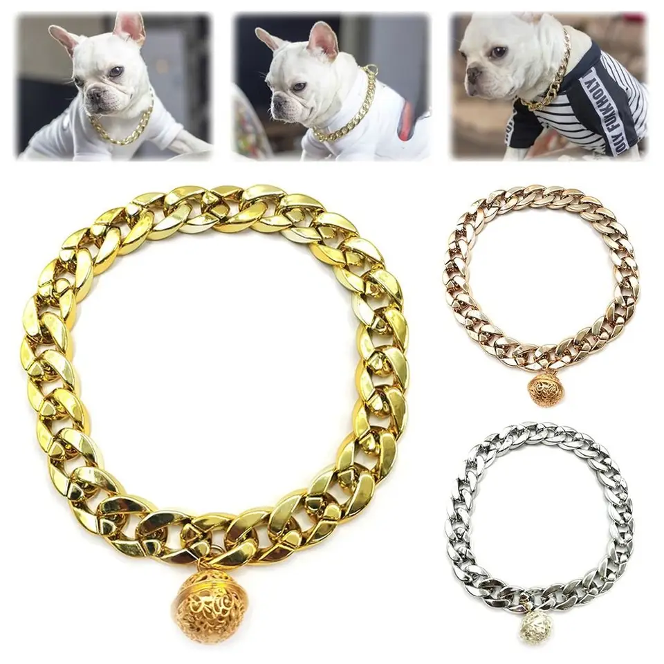 Pet Dog Collar Kubánsky reťazec psov reťaze