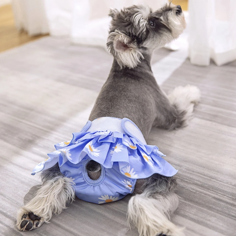 Pet Fyziologické nohavice Super absorpčné bavlnené nohavice Pánske plienky Plienky Plapné opakovane použiteľné psie plienky Šortky