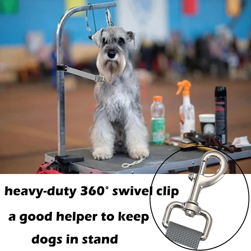 Pet Grooming Arm Extension Remienok nastaviteľné rýchle uvoľnenie starostlivosti o starostlivosť o starostlivosť o psie psie psov
