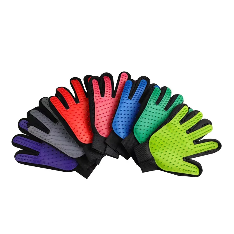 Pet Grooming Glove for Cats Brush Comp Cat Hackle Pet Deshedding Brush Ruka na rukavice pre psov pre domáce zvieratá rukavice pre psie starostlivosť xw.