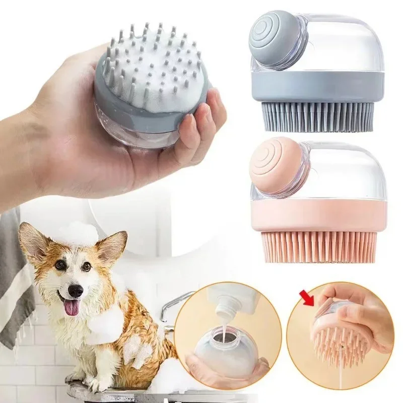 Pet kúpeľba čistenie masáž sprchovací kefka pre psie kefy na kefové maznáčiky