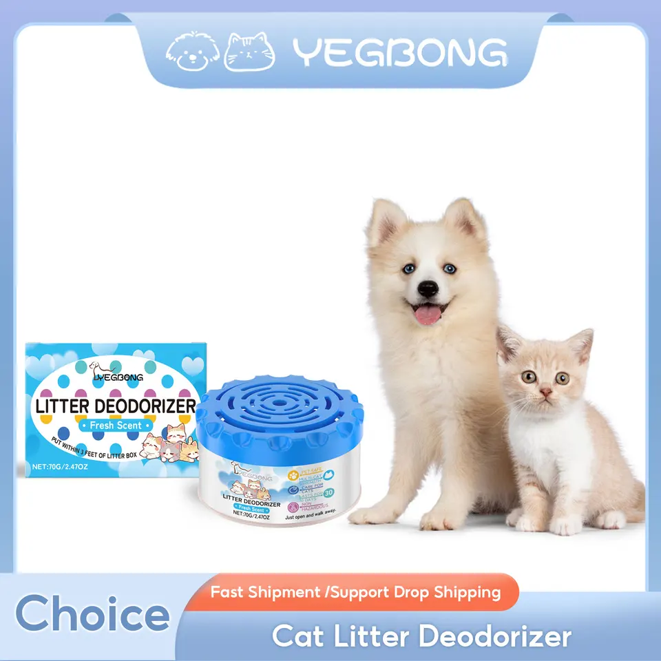 PET LOTTER Deodorizátor Arromatický vzduch osviežovač moču Vôňa Remover absorbujúci zápach zápach eliminátora mačacieho dezodorantu gélu