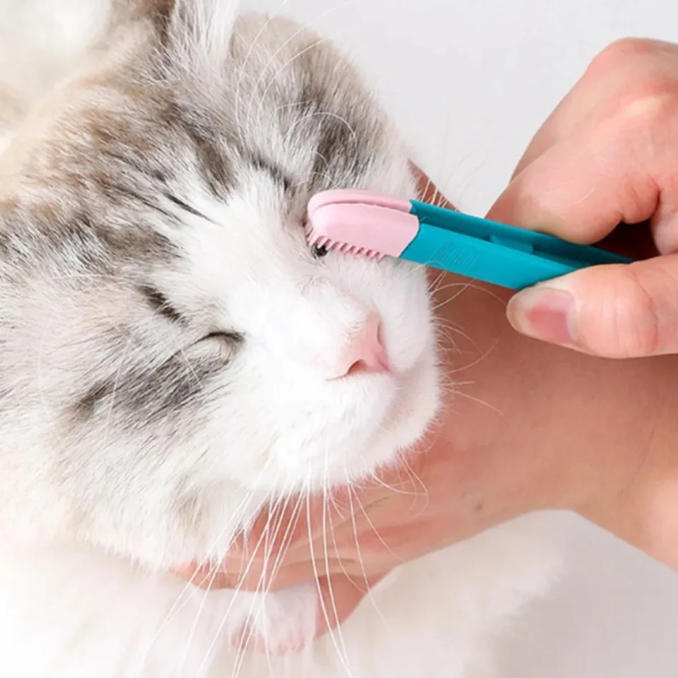 Pet očné čistič mäkké kefy Vlasy Čistenie okolo očí okolo očí