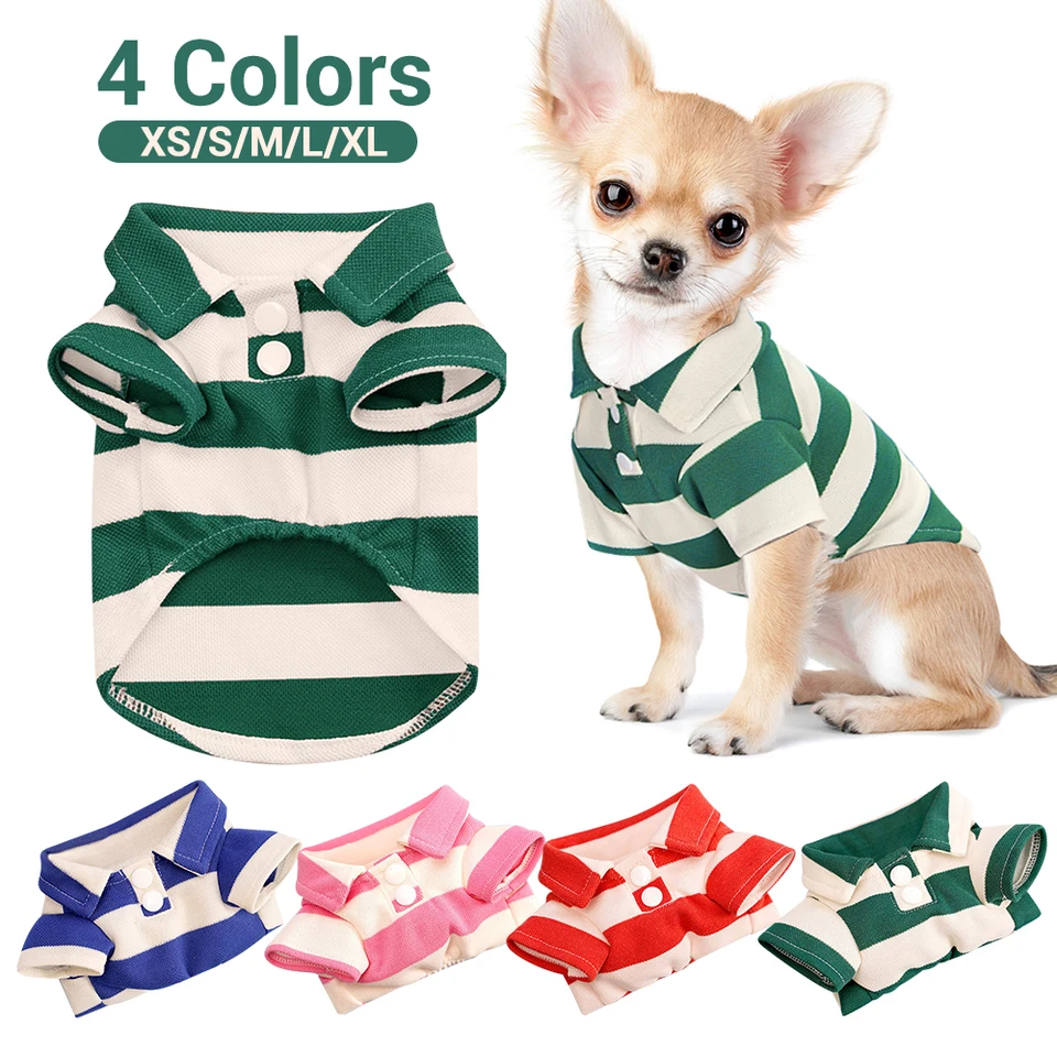 Pet pre psie košeľa letné psie oblečenie Príležitostné oblečenie pre malé veľké psie mačky Tričko Chihuahua mops mops kostýmy Yorkshire tričko
