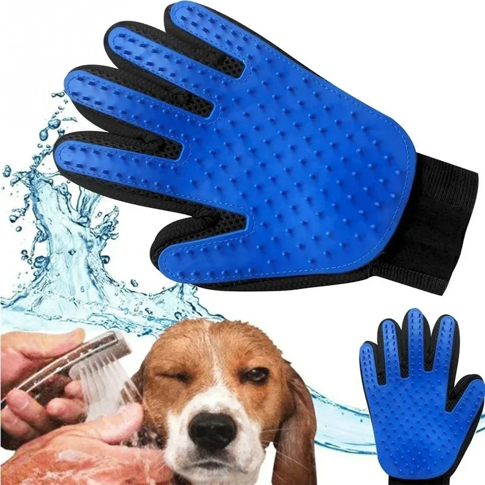 Pet rukavice mačky starostlivosť o rukavice mačky vlasy Deshedding kefy rukavice psie hrebeň pre mačky