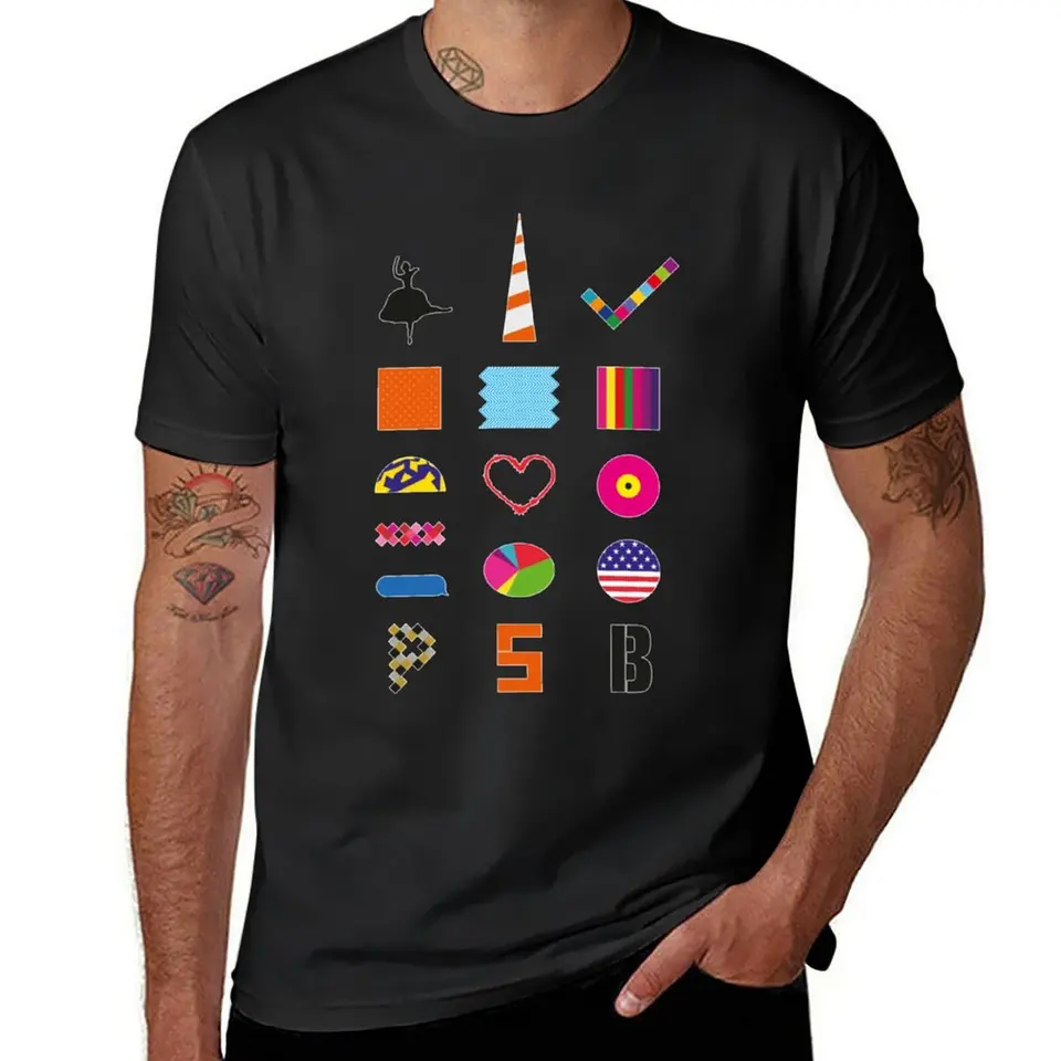 Pet Shop Boys - Ikony Essential Tričko Športové fanúšikovia Tirls Grafické odpaliská plus veľkosti odpaliská tričká pre mužov Pack
