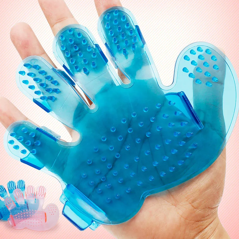 Pet Silikone Brush Kefa na vlasy masáž Masáž Nástroj Cat Dog Soft
