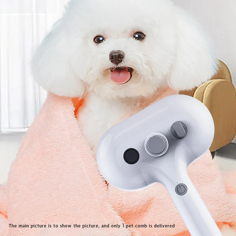 PET Spray Comp Brush pre psie mačky hrebeň plávajúce vlasové odstraňovanie hrebeň s dodávkami domácich miláčikov USB