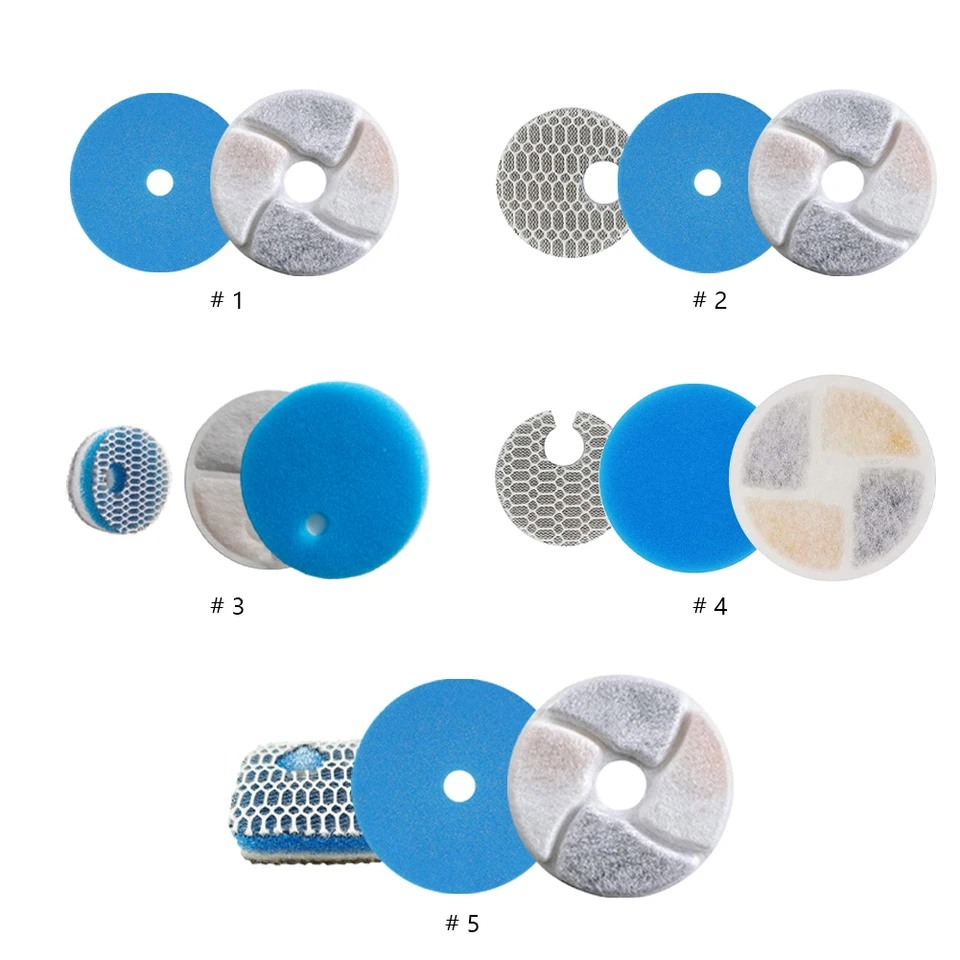 PET Water Dispenser Filter Element PET Fontain Filtre náhradné mačacie vodné fontána iónovej živicovej bavlnené bavlnené pijan filtra