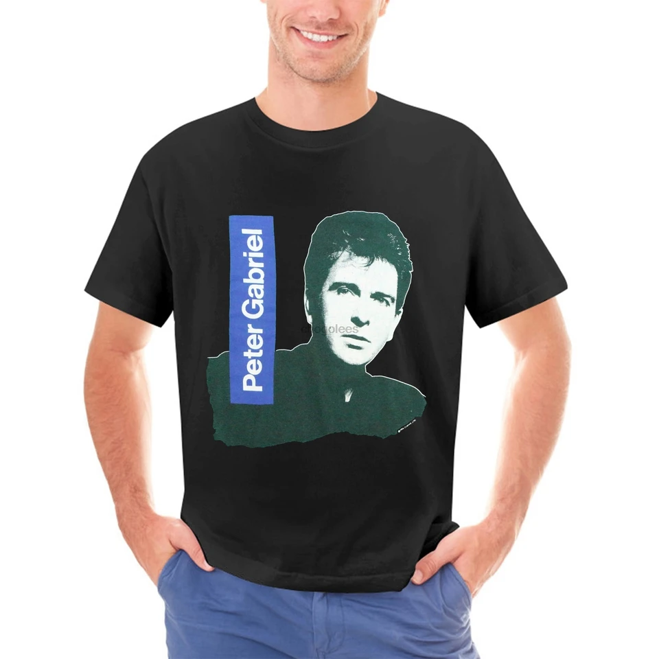 Peter Gabriel So Ice Grey T tričko Progresívny rock Marillion Genesis Fish