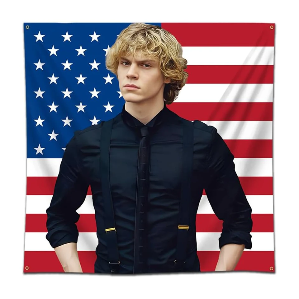 Peters America tapiséria Banner plagát Square Flag 3x3ft College Dorm Wall zavesenie izba spálňa na výzdobu