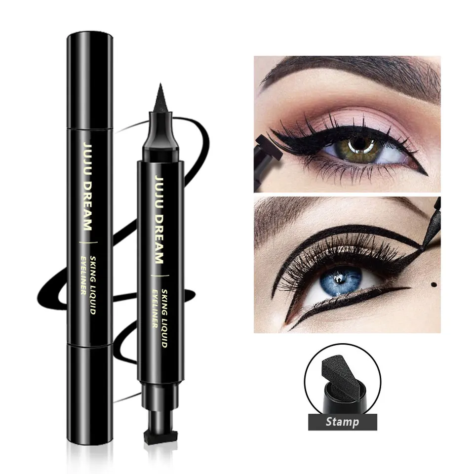 Pevné perá, očné linky sa ľahko nezmiešajú, hladké a hladké, jednoduché a rýchle sušenie, začiatočníci a začínajúci make-up