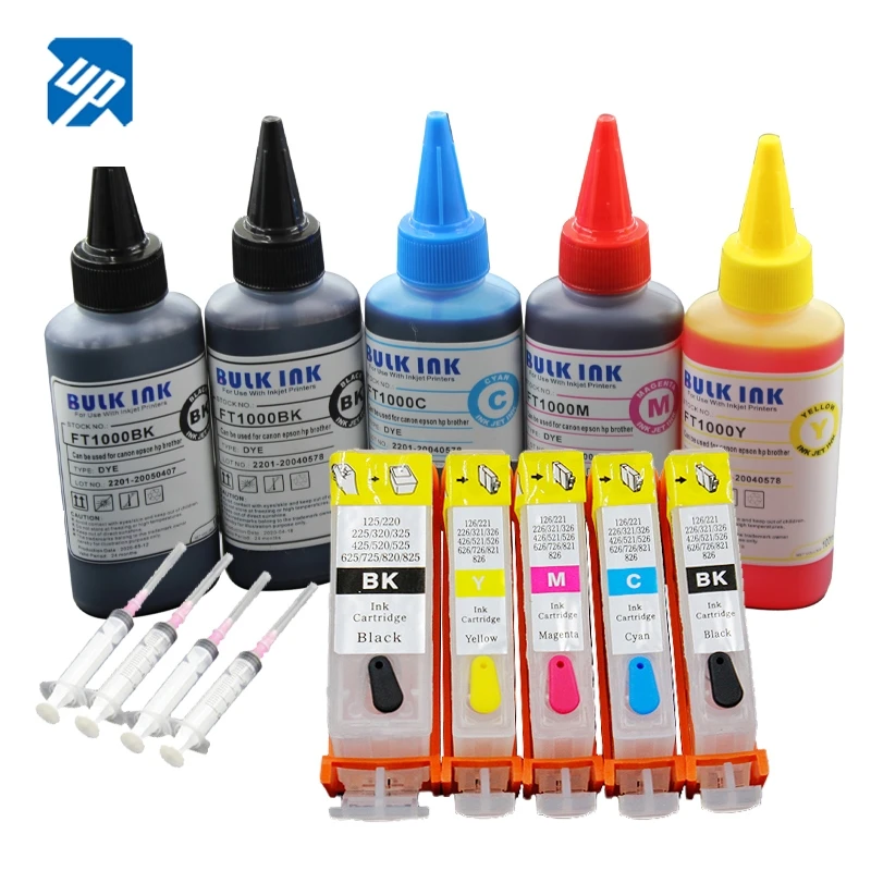 PGI-525 Atramentové náplňové súpravy pre kánon IP4850 IP4950 IX6550 MG5150 MG5250 MG6150 MG8150 MX885 MG5350 MG6250 MG8250 MG8170