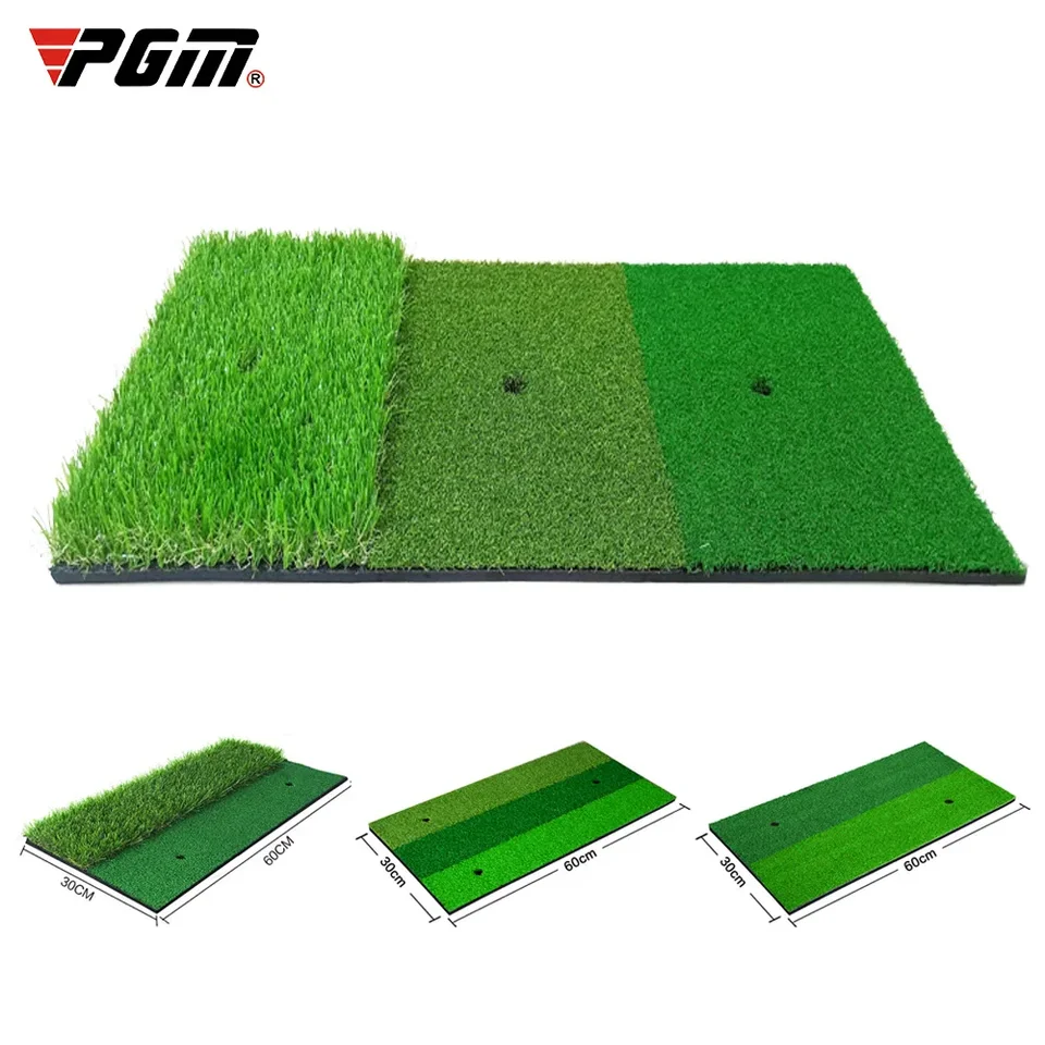 PGM golf zasiahnutie rohože Indoor Mini Practice Trvalá PP Grass Pad Backyard Cvičenie Golf Training AIDS Príslušenstvo DJD003