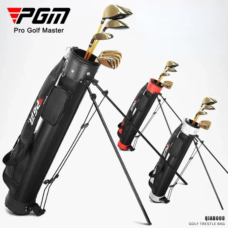 PGM nepremokavé golfové stojany na golfové stojany ľahký prenosný golfový taška s veľkou kapacitou trvanlivé prenášanie Balíka môže držať 9 klubov ramenný opasok
