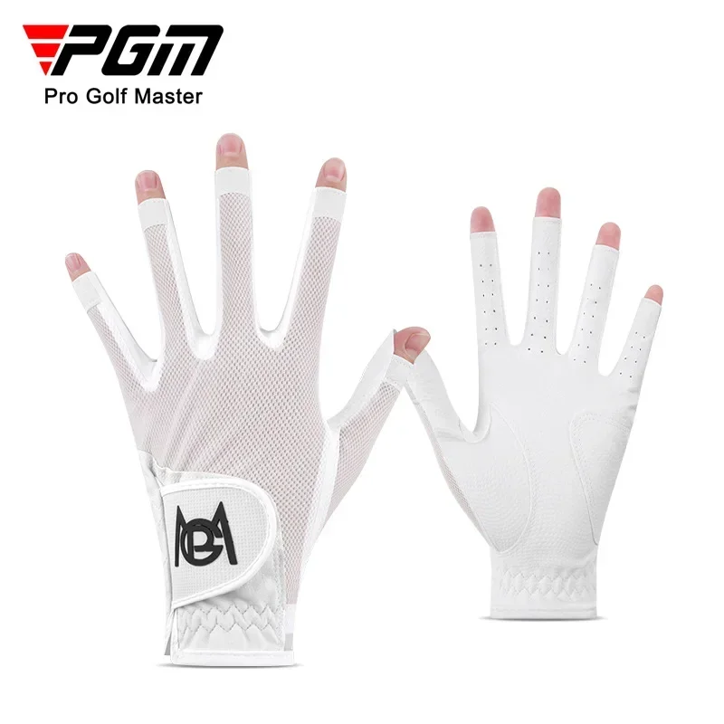 PGM Nové golfové rukavice Dámske dámske priedušné rukavice bez prstov PALM PALU PALL SKLIPOVÁ TEXTURE FULLE PAIR BAGE