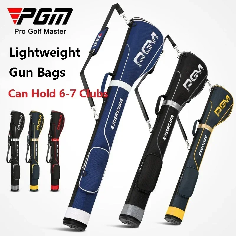 PGM odnímateľné golfové tašky na ramenné popruhy Prenosné ultraľahké golfové golfové vrecká pre dospelých veľkú kapacitnú stojanovú balenie môžu držať 6-7 klubov