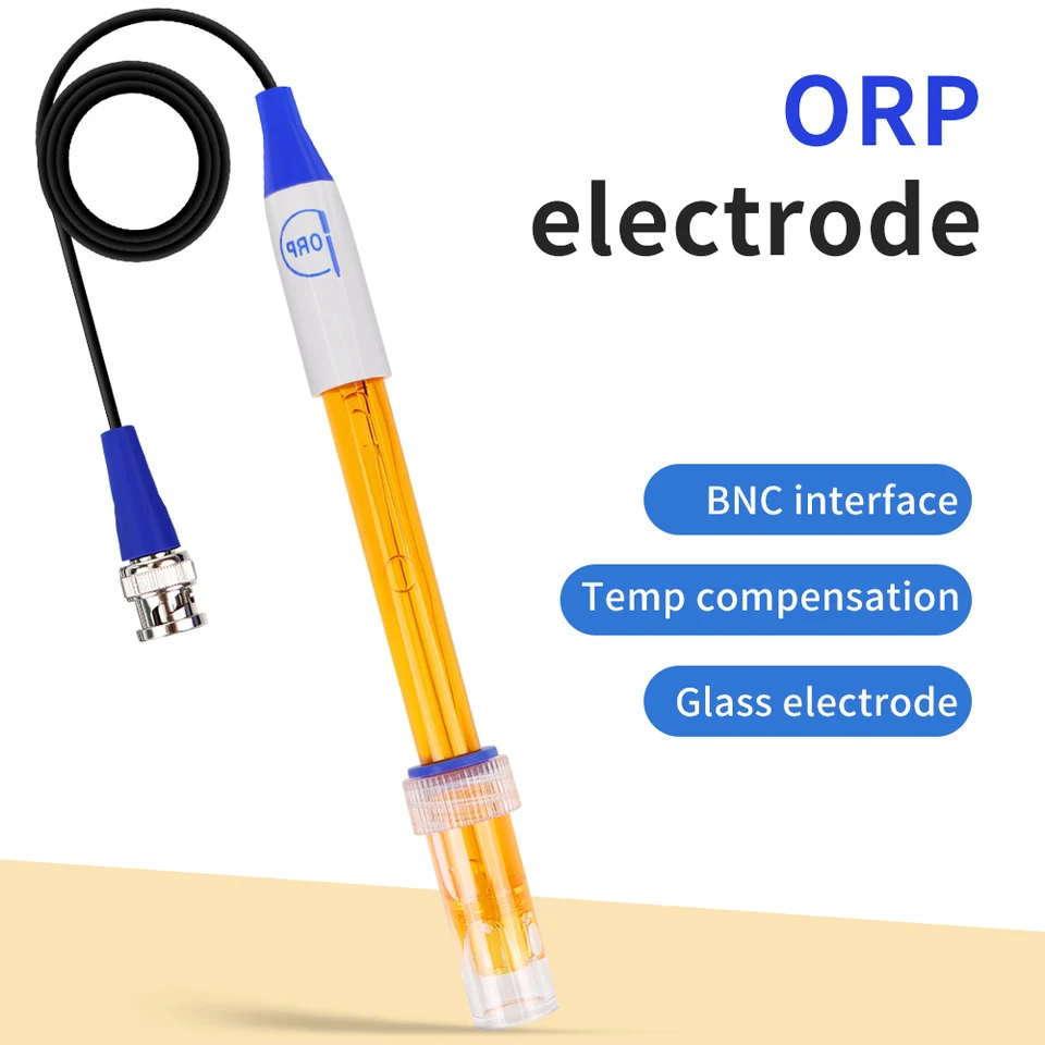 PH ORP SUPPE PRABE AQUARIOUM Laboratórna elektróda Oxidačná redukcia Potenciálny test BNC Q9 konektor 1M drôtená sonda