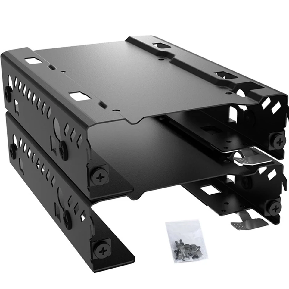 Phantéks 2 balenia stohovateľné 3,5 / 2,5 palca duo puzdro HDD Montáž