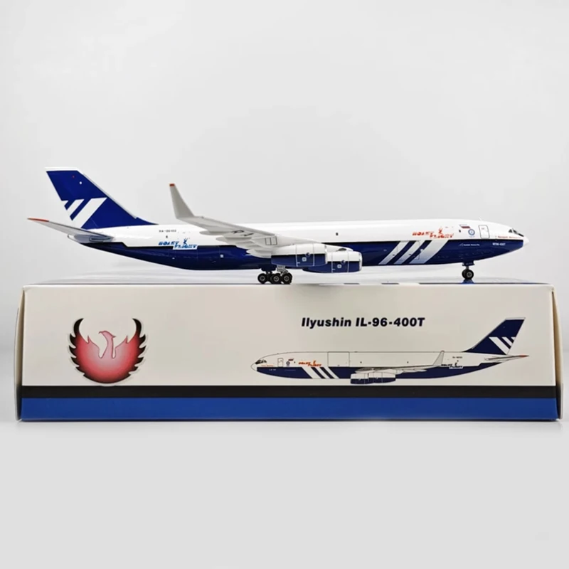 Phoenix Diecast 1: 400 Stupnica PH11914 Polet Flight Ilyushin IL-96- 400T RA-96102 Simulácia lietadla zliatiny zliatiny