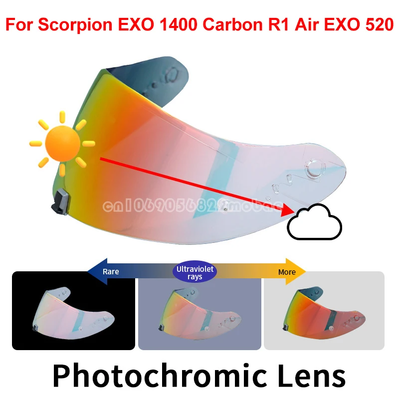 Photochromatický priezor pre Scorpion EXO 1400 Carbon, R1 a EXO 520