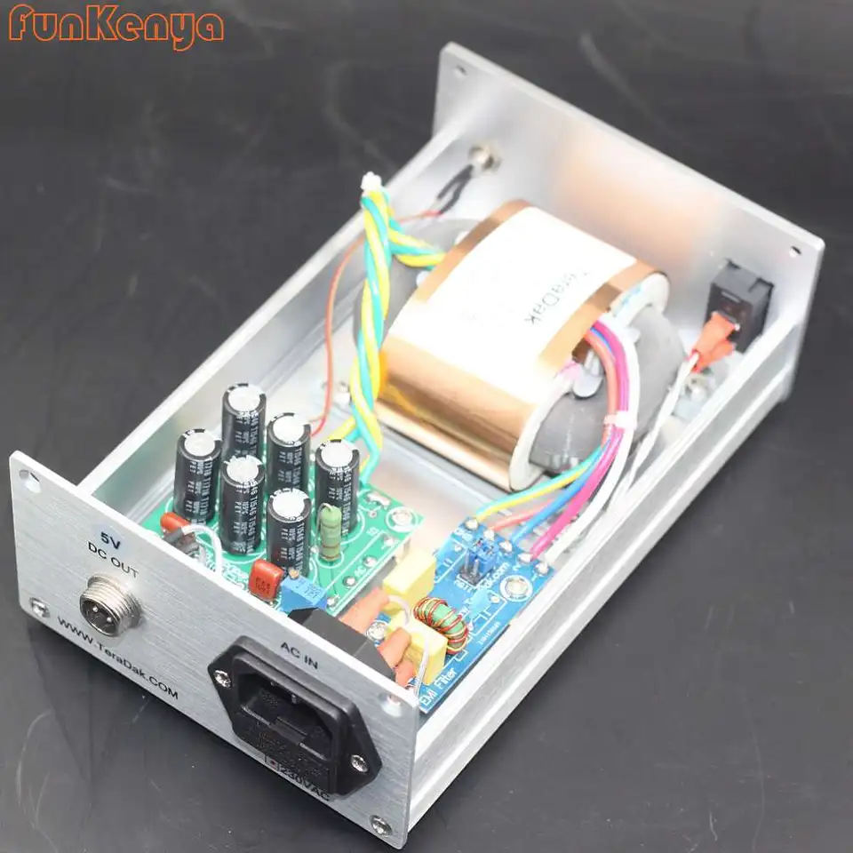 PI4B Lineárny napájací zdroj Nízky hluk 25VA 30W R Typ transformátora DIY PSU
