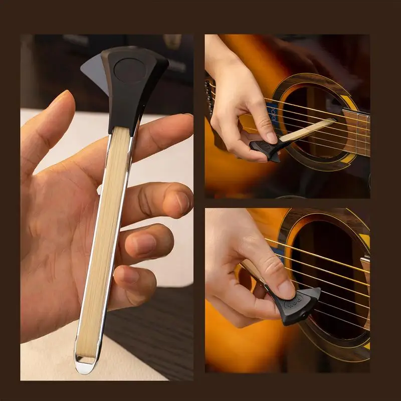 Picasso Bow Guitar Guitar Hra Bow Pick Plucker Sladka robustná ľudová klasická gitarová ladenie pádla kreatívny darček pre