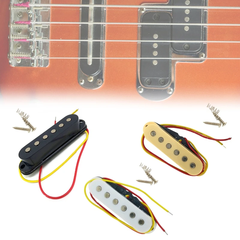 Pickupy krku/stredného/mostu Humbuckers for St Sq 6 String Electric Guitar Nástroje s pružinovými skrutkami