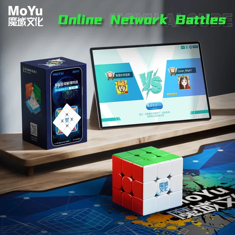 [Picube] Moyu Ai Smart Cube Moyu Ai Cubo Bluetooth Smart Cubo Intelligent Cubes 3x3x3 Magnetický profesionál العا nad hračky