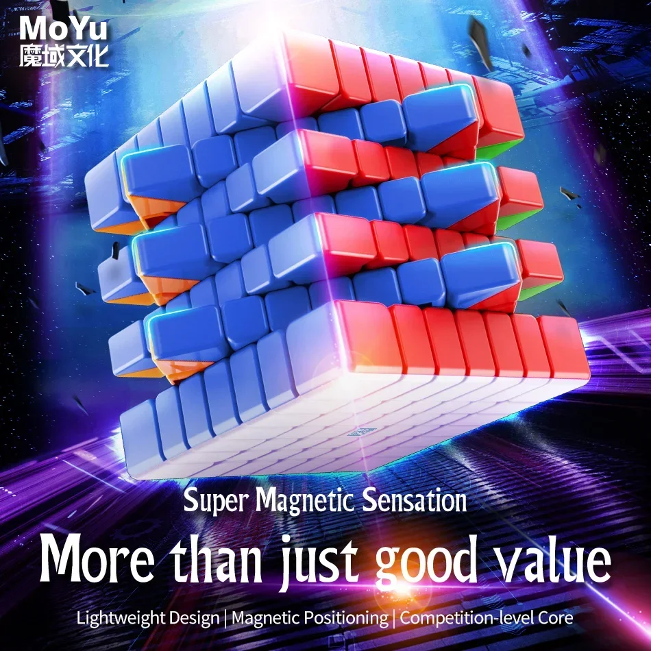 [Picube] Moyu Meilong 7 V2M 7x7x7 V2 Magnetická rýchlosť kocka Moyu Cubo Magico Puzzle Cubes 7x7 Magic Cube Hračky pre deti pre deti