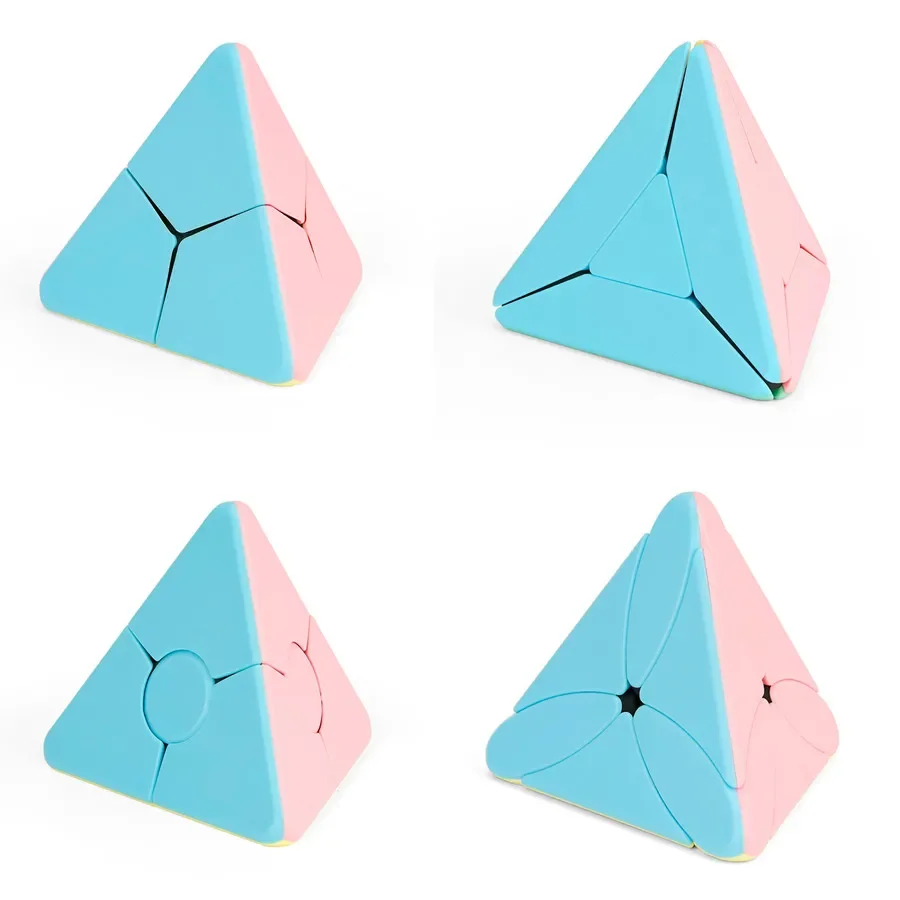 [Picube] Moyu Meilong Corner Twist korálky Boomerang Windmill Maple Leaf Triaf Triangle Pyramid Puzzle Macaron Magic Cube Kids Fidget Toy