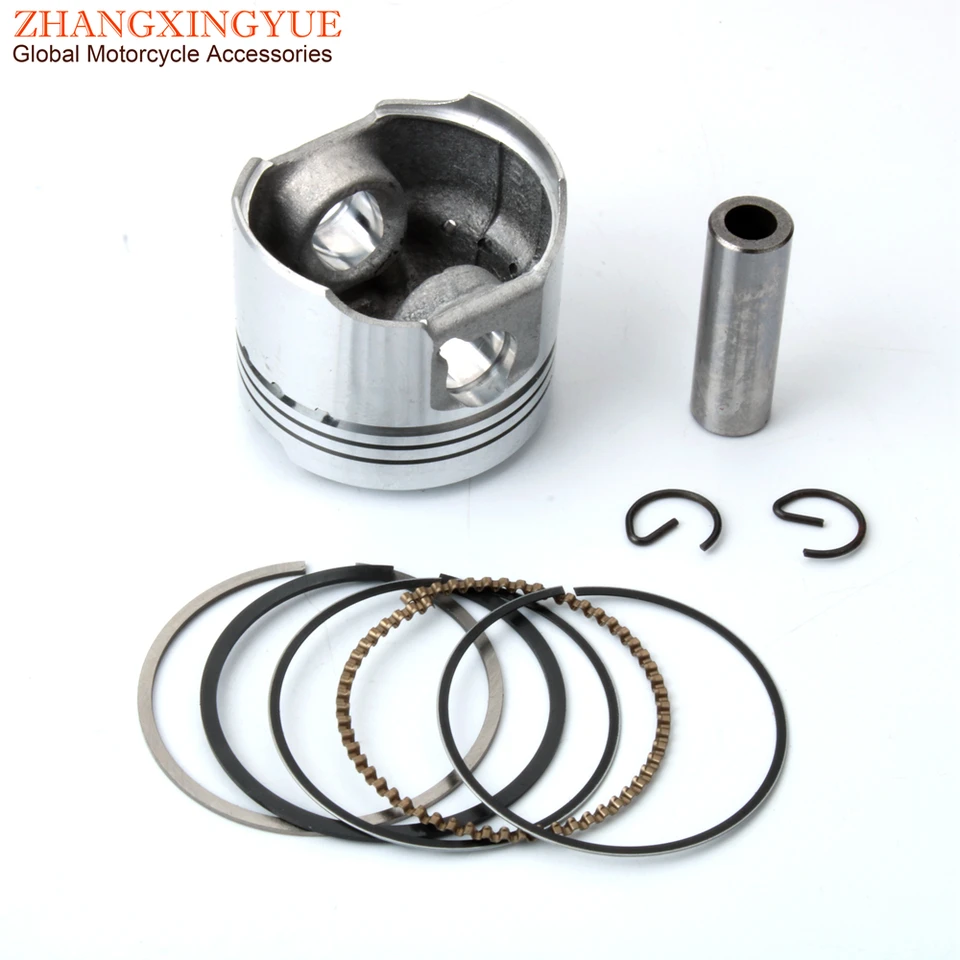 Piestová súprava na skútre 39 mm pre Suzuki Lets4 Lets5 Adresa UZ50 umožňuje 50cc 12111-32g00 12140 10 mm