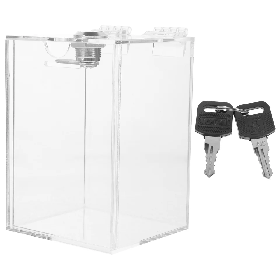 Piggy Bank for Kids Transparent akrylové peňažné skrinky Storage Crate držiteľ hotovostný darček hračky dieťa dieťa