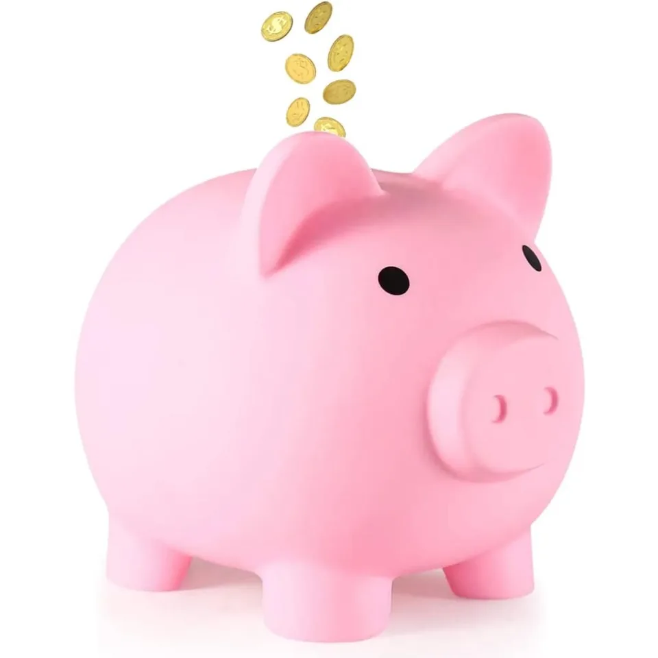 Piggy Bank v tvare ošípaných - Krásna prasiatka - dekorácia suveníru: najlepší darček pre rodinu a priateľov v ružovej farbe
