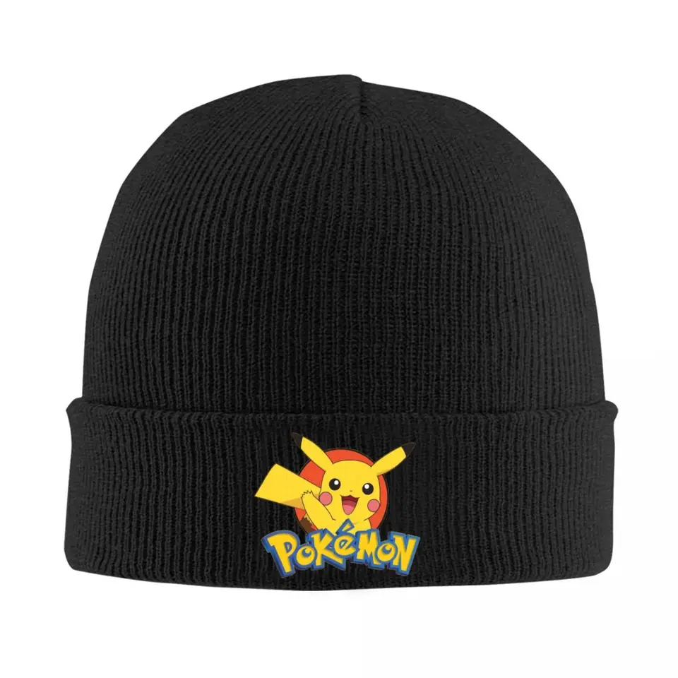 Pikachu módne klobúky japonská karikatúra hra Pokemon tenký klobúk kapota špeciálne lebky čiapky čiapky