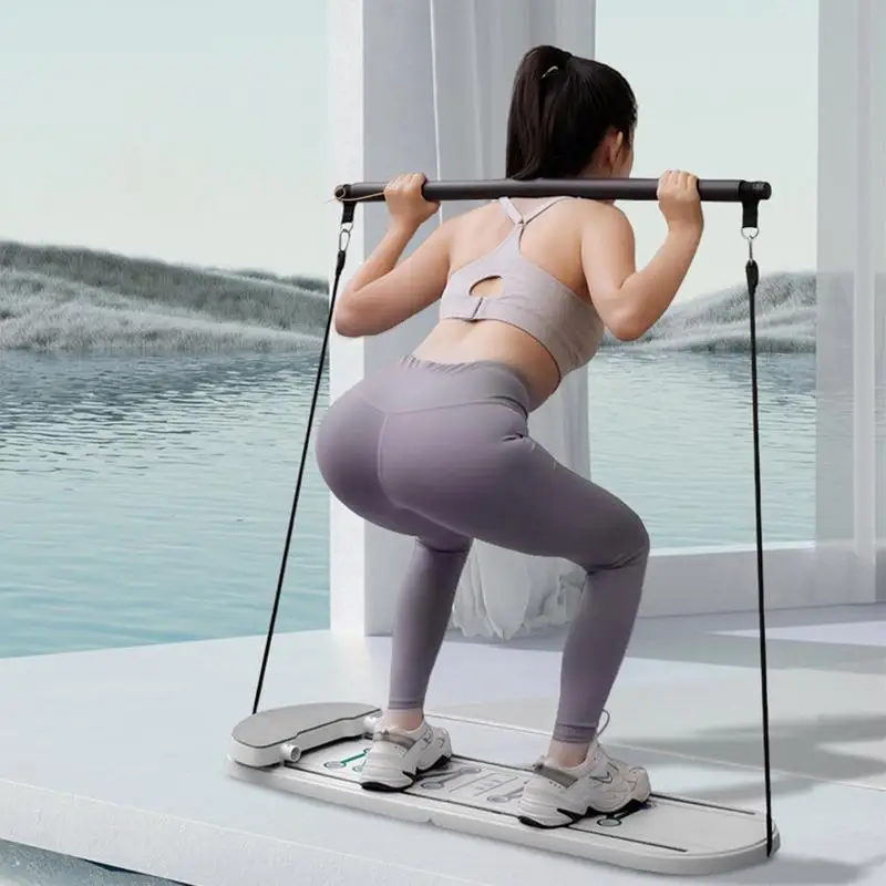 Pilates Posuvná doska Pilates Reformer Board Core Worout Equipment viacúčelový skladací tréner AB Core Trainer pre tvarovanie celé vaše