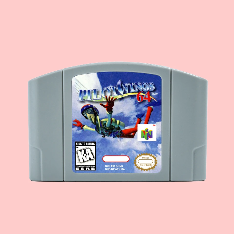Pilotwings 64 Game Cabtridge pre 64 bitov NTSC USA PAL EUR CONSOLS N64 Game Card
