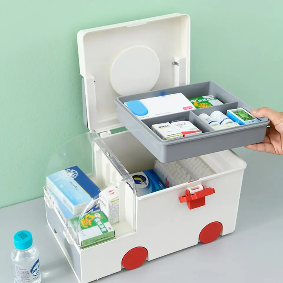 Pilulky Organizátor box veľkú kapacitu prenosné prenosné dizajn piluliek Držiteľ pre domácnosť